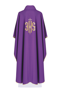 Ornat haftowany z symbolem IHS KOR/010