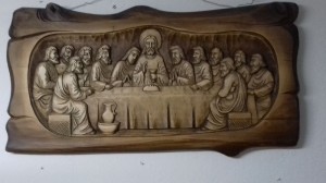 Płaskorzeźba Ostatnia Wieczerza  85 x 38