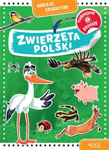Naklejki edukacyjne. Zwierzęta Polski 
