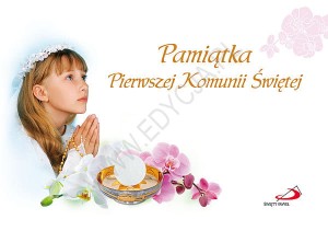 Pamiątka Pierwszej Komunii Świętej