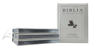 Biblia na każdy dzień.  Chrzest. Skóra srebro