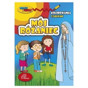 Mój różaniec - kolorowanka z zabawami
