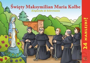 Święty Maksymilian Kolbe - kolorowanka