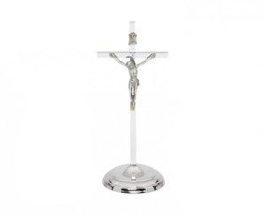 Krzyże stojący nowoczesny h 160 mm Stal Nierdzewna