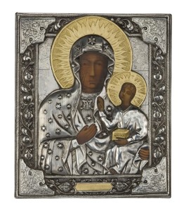 Ikona "Matka Boska Częstochowska" 260 mm x 305 mm