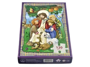 Puzzle 120 el. Jezus wśród dzieci