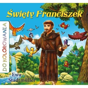 Św. Franciszek  - kolorowanka