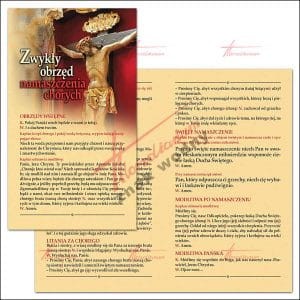 Obrzęd Namaszczenia chorych - zwykły