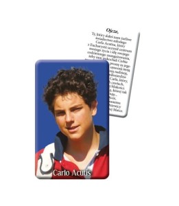 Obrazek karta Carlo Acutis, Karta Carlo Autis