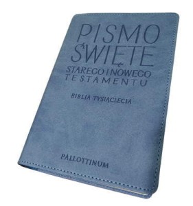 Oazowa Biblia Tysiąclecia - Pismo Święte Starego i Nowego Testamentu oprawa aksamitna zintegrowana