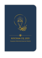  Kocham Cię Jezu (oprawa granatowa) Pamiątka Pierwszej Komunii Świętej