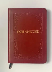 Dzienniczek Siostry Fustyny. Skóra. Bordo. Duży