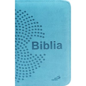 Etui na Biblię "z rybką" turkusowa.