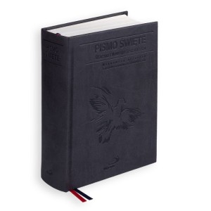 Pismo Św. ST i NT (standard format, twarda oprawa, kolor szary, paginatory)