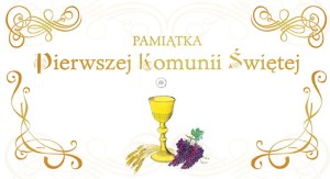 Pamiątka Pierwszej Komunii Świętej